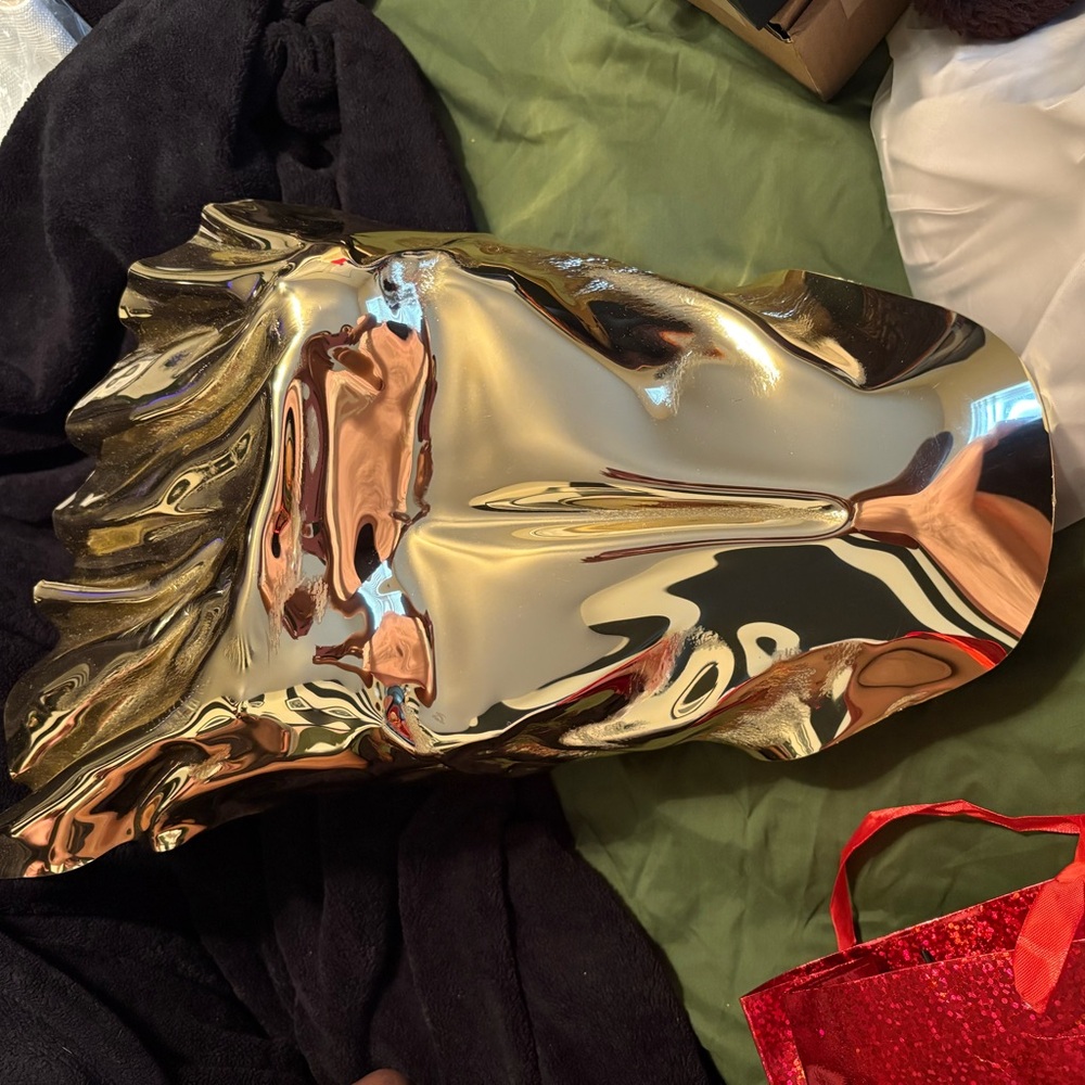 Custom metallic corset xl-xxl